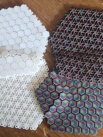Verschillende soorten 3D geprinte coasters, Ophalen of Verzenden, Nieuw, Filament