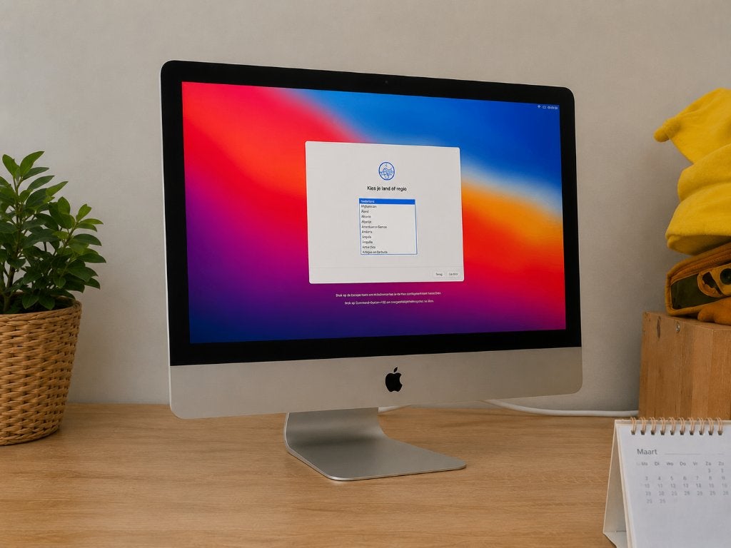 Nette Apple iMac 21,5-inch (Mid 2014), Computers en Software, Apple Desktops, Ophalen, Gebruikt, 2 tot 3 Ghz, 21,5-inch