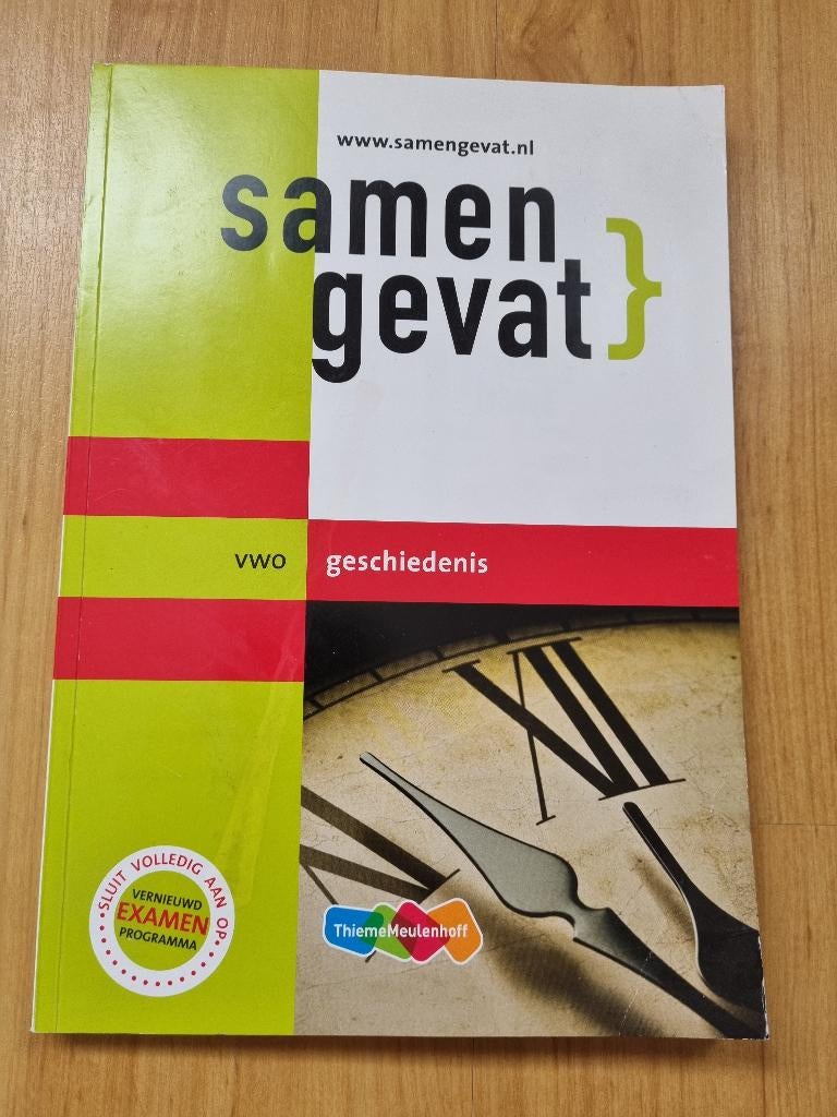 Samengevat VWO Geschiedenis 2019 eindexamen, Boeken, Schoolboeken, Gelezen, VWO, Geschiedenis, ThiemeMeulenhoff