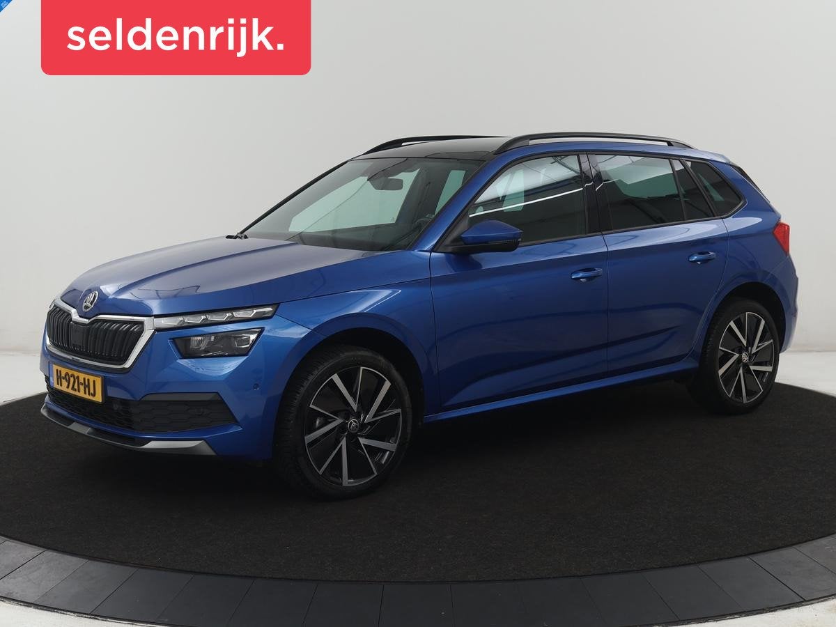 Skoda Kamiq 1.5 TSI ACT Sport Business | Panoramadak | Cruis, Automatische klimaatregeling, 4 cilinders, 150 pk, Blauw