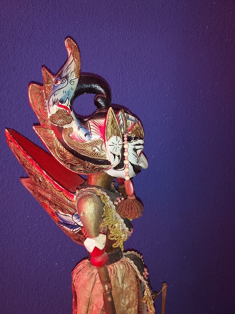 Wayang golek, Antiek en Kunst, Indonesië, Meerkleurig, Houtsnijwerk, Ophalen