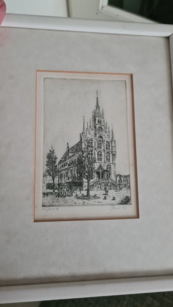 Ets Stadhuis Gouda, Antiek en Kunst, 15 cm, 10 cm, 1950 - 1999, Verzenden