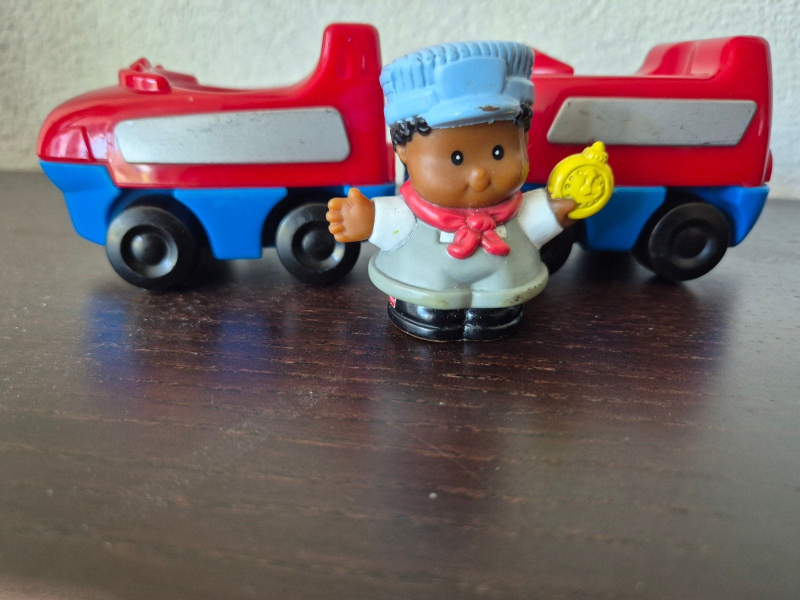 Fisher-Price Little People Trein met Machinist, Ophalen of Verzenden, Gebruikt
