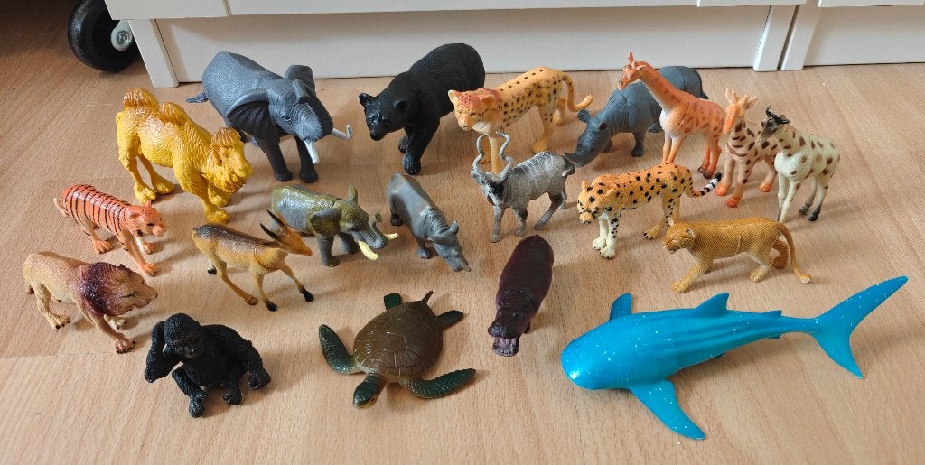 Plastic wilde dieren, Kinderen en Baby's, Ophalen of Verzenden, Zo goed als nieuw, Jongen of Meisje