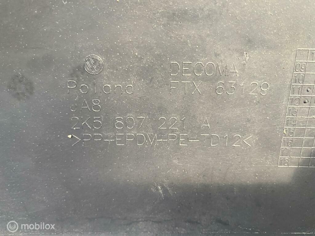 Voorbumper volkswagen caddy 3 2k5 2k5807221 Origineel, Gebruikt, Voor, Ophalen of Verzenden, Bumper