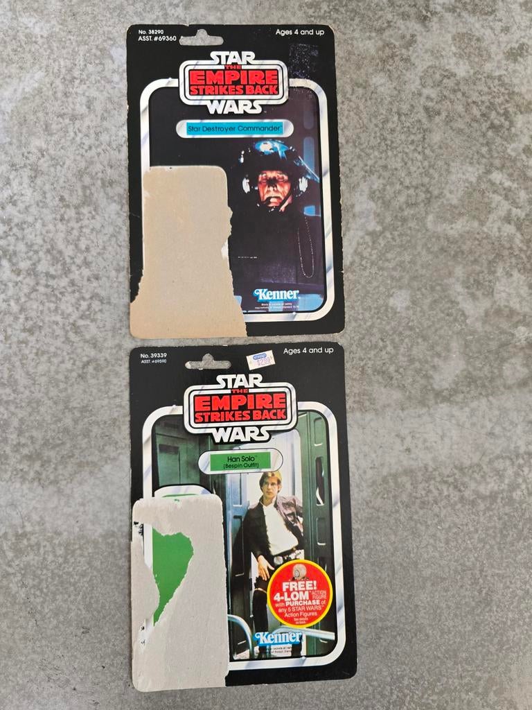 Star wars vintage Cardbacks, Ophalen of Verzenden, Gebruikt, Actiefiguurtje