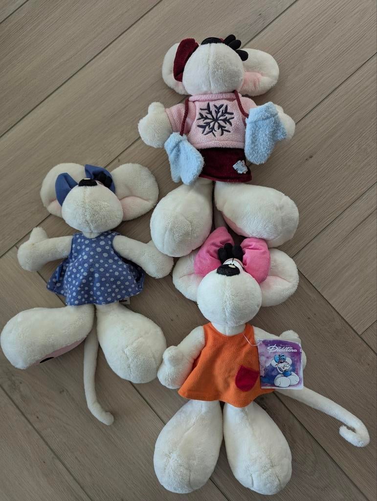Diddl knuffel set 3 knuffels, Verzamelen, Diddl, Ophalen of Verzenden, Zo goed als nieuw, Knuffel