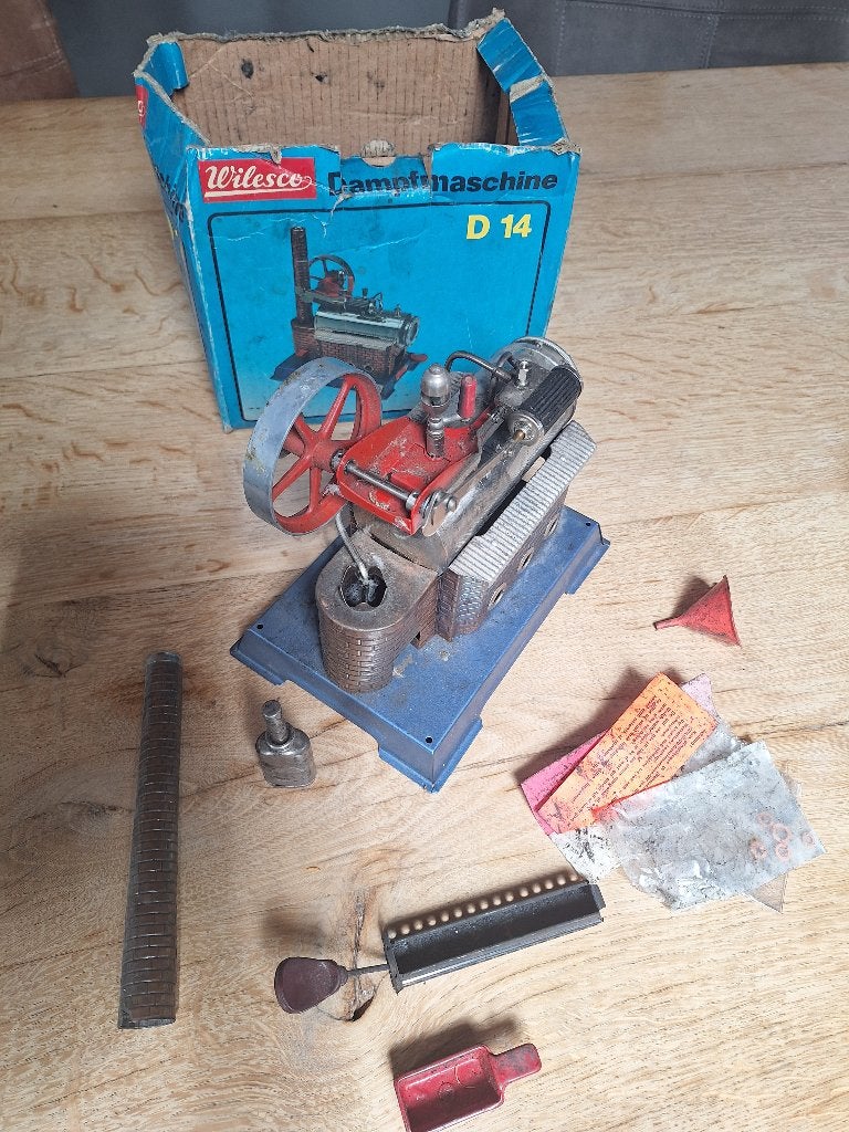 Wilesco stoommachine, Antiek en Kunst, Ophalen of Verzenden