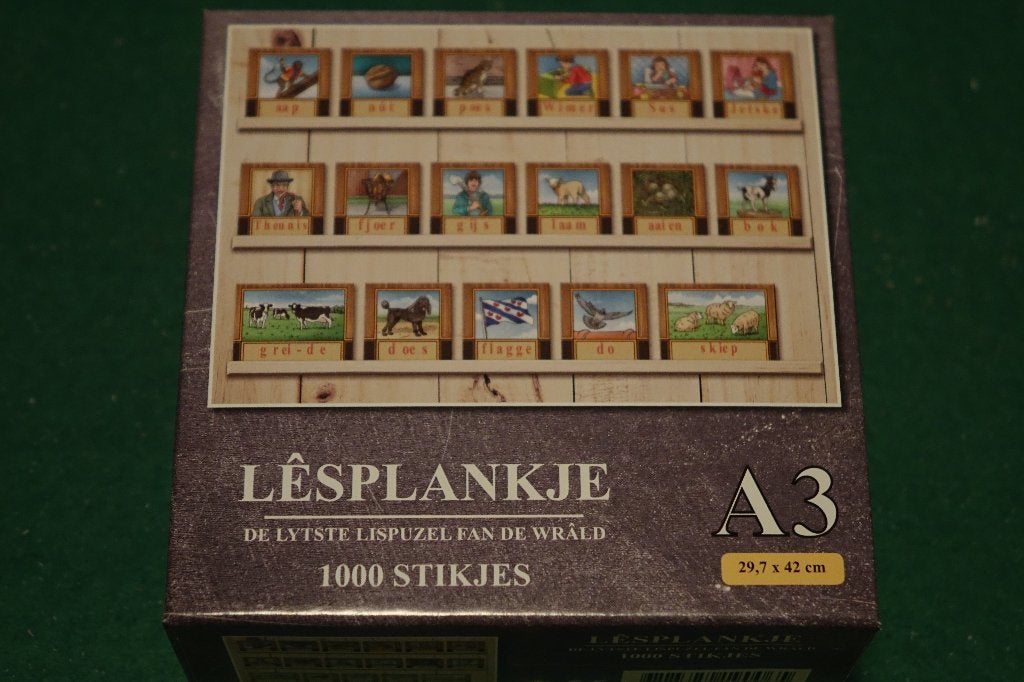 Fries Leesplankje, Ophalen of Verzenden, 500 t/m 1500 stukjes, Zo goed als nieuw, Legpuzzel