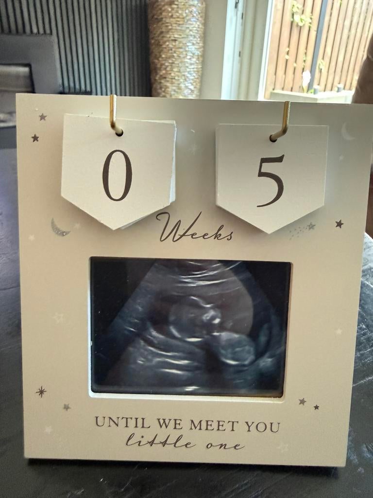 Baby aftel fotolijst, Ophalen of Verzenden, Zo goed als nieuw, Overige onderwerpen