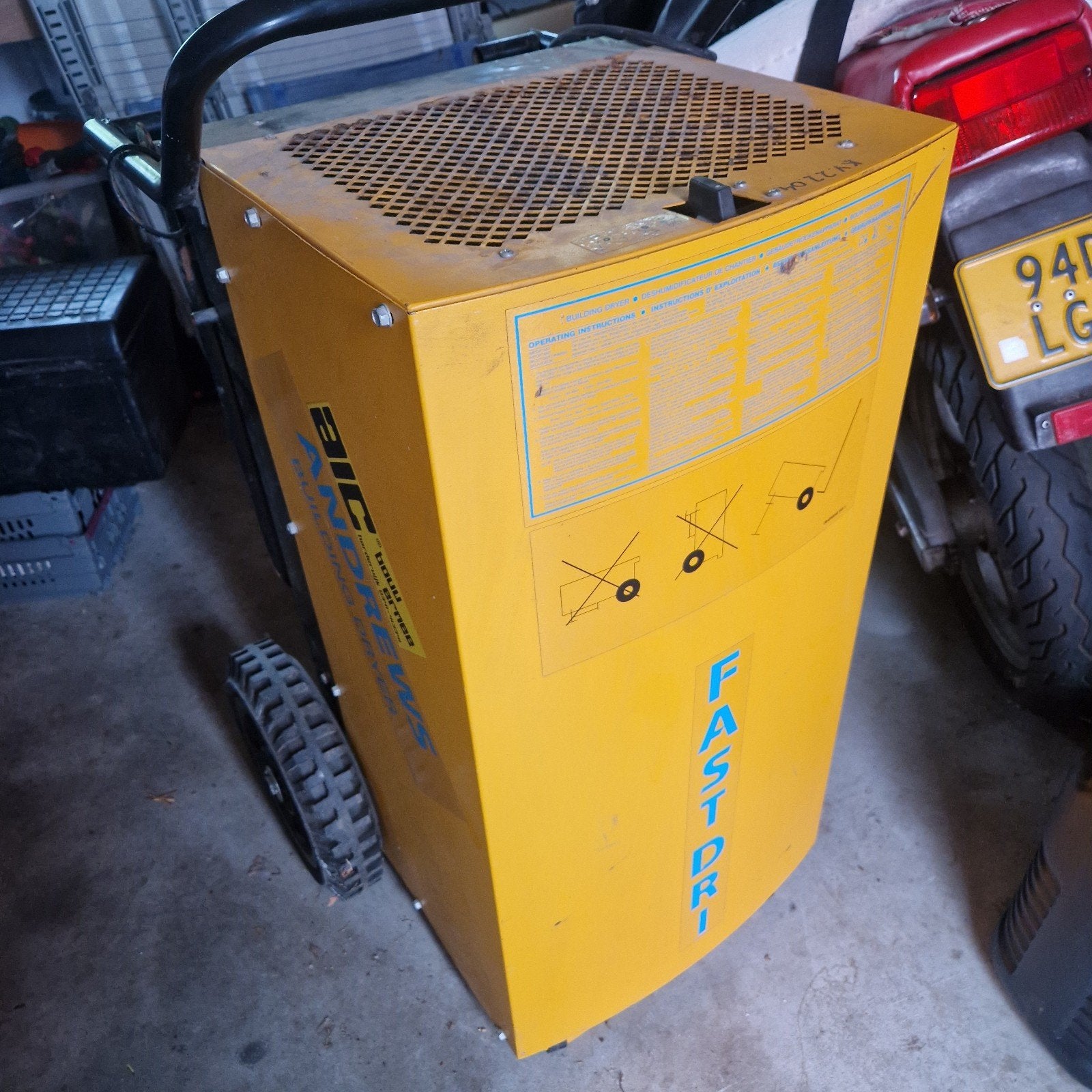 Te koop bouwdroger, 30 tot 80 cm, Radiator, Minder dan 60 cm, Ophalen of Verzenden