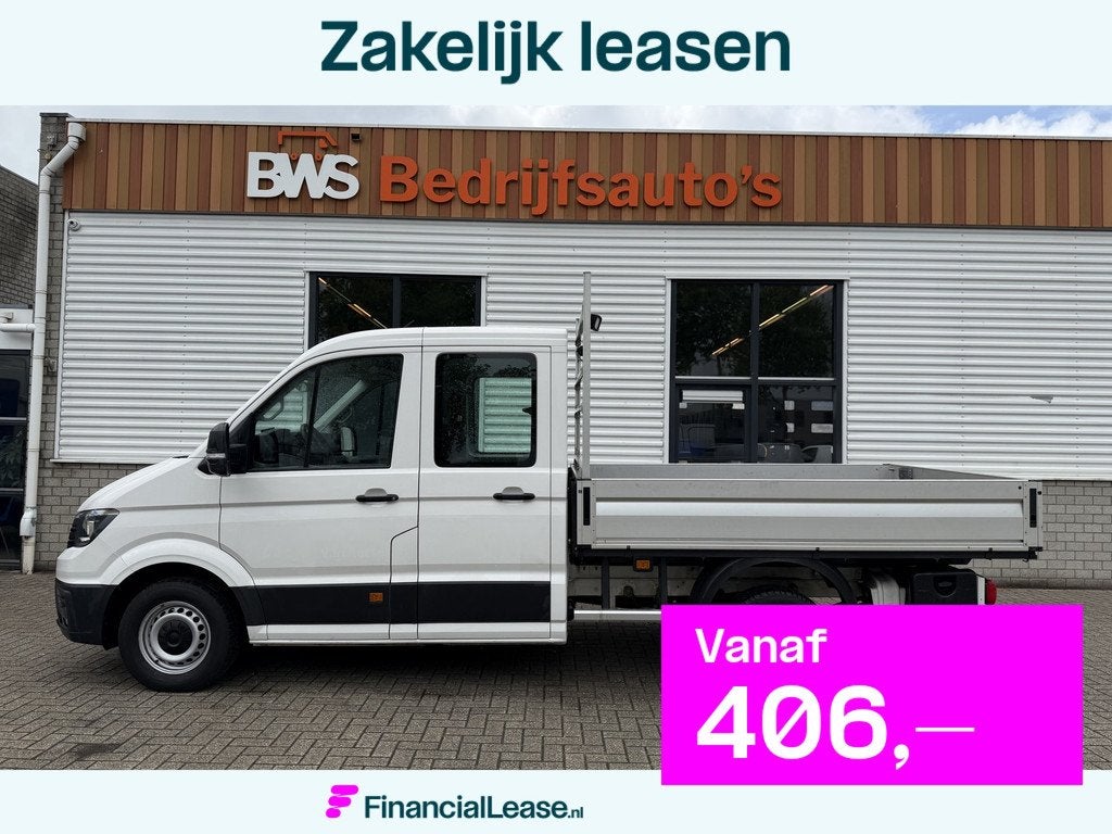 Volkswagen Crafter 35 2.0 TDI 177pk L3 EL DC 6 persoons Comf, 13 km/l, Gebruikt, 4 cilinders, Met garantie (alle)