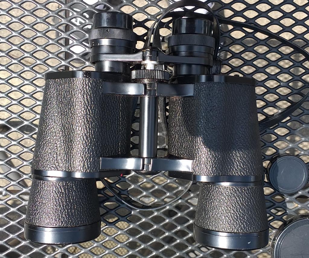 2 VERREKIJKERS 7x50, Ophalen of Verzenden, Gebruikt, 8 tot 12x, Porro (met knik)