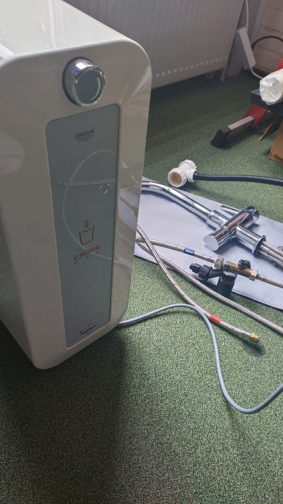 Grohe Red Heet Water Kraan met Boiler - lekt, Gebruikt, Aardgas, Minder dan 20 liter, Boiler