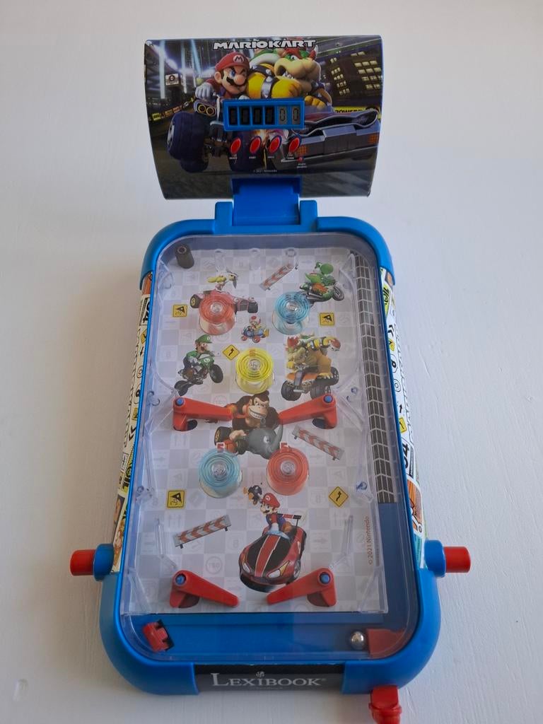Lexibook Flipperkast Mario Kart met geluid en licht, Ophalen of Verzenden, Gebruikt, Jongen of Meisje