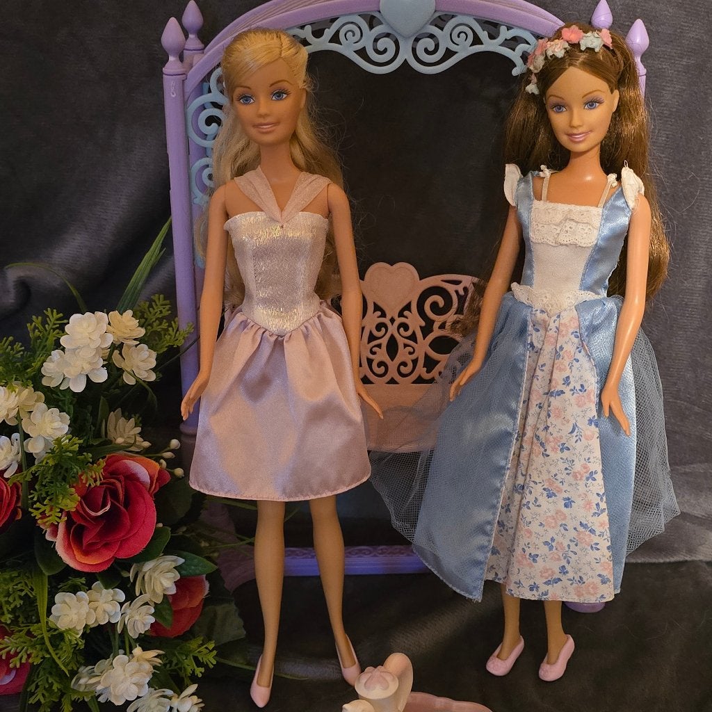 Barbie Princess Collection Tea Party as Erika & Anneliese, Ophalen of Verzenden, Zo goed als nieuw, Pop