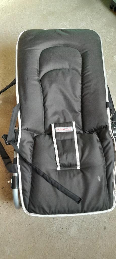 Topmark wipstoel/babywipper - Zwart/Grijs, Kinderen en Baby's, Kinderstoelen, Ophalen of Verzenden