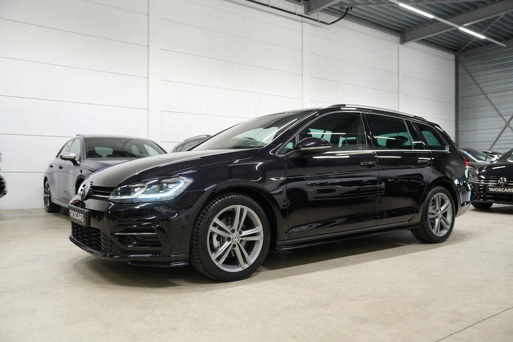 Volkswagen Golf Variant 1.5 TSI 2x R-Line DSG * Virtual - Tr, Auto's, Volkswagen, 4 cilinders, Alcantara, Zwart, Origineel Nederlands