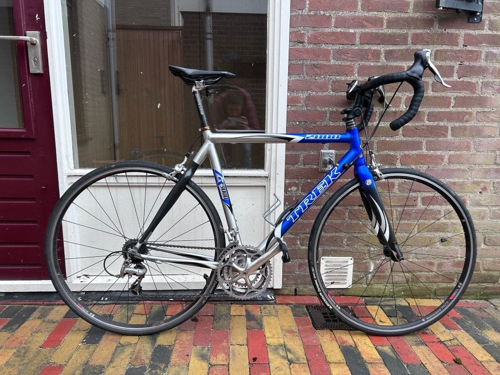 Mooie trek racefiets!!, Fietsen en Brommers, Fietsen | Racefietsen, Gebruikt, Aluminium, Meer dan 20 versnellingen, 53 tot 57 cm