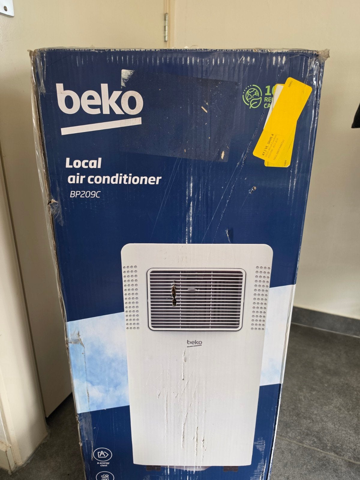 Beko Mobiele Airco BP209C met Afstandsbediening, Gebruikt, Minder dan 60 m³, 3 snelheden of meer, Ophalen of Verzenden