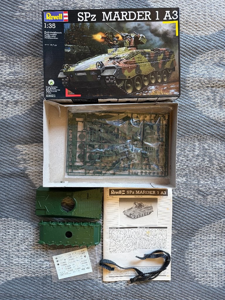 Revell SPz Marder 1 A3 Modelbouw Tank 1:35, Tank, Ophalen of Verzenden, Zo goed als nieuw, 1:32 tot 1:50