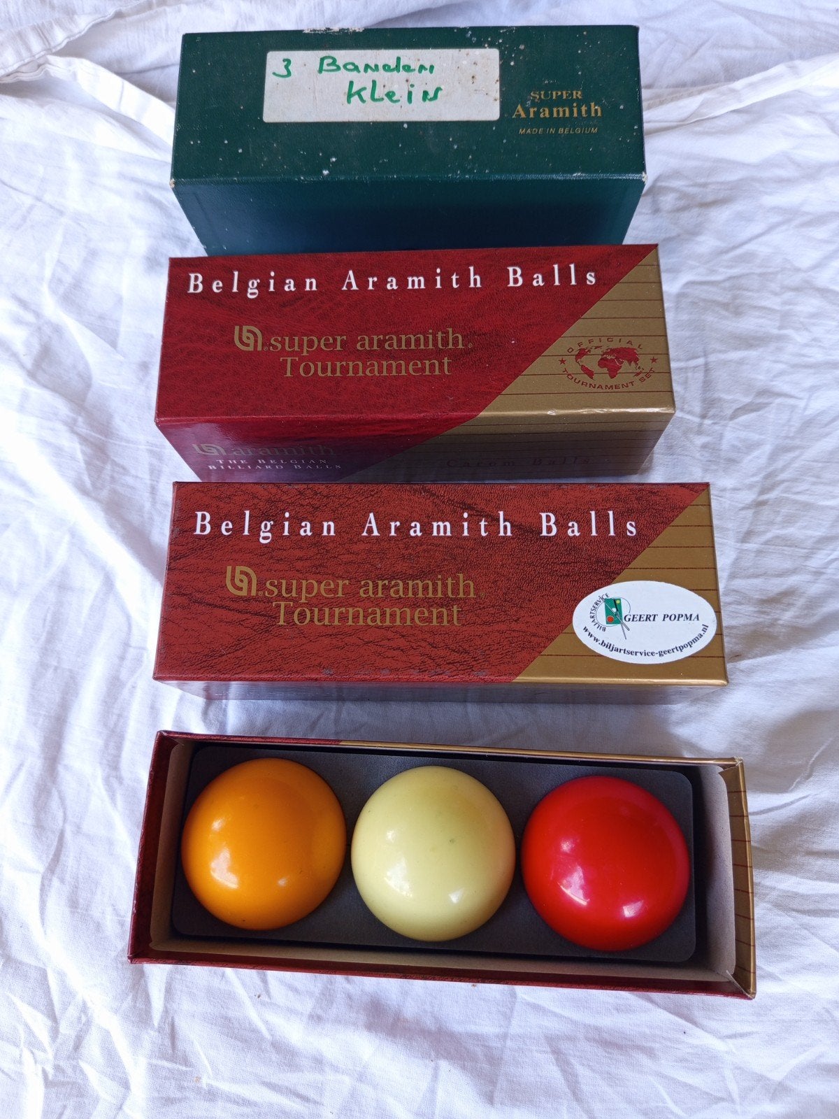 biljart ballen, Ophalen of Verzenden, Biljarttafel