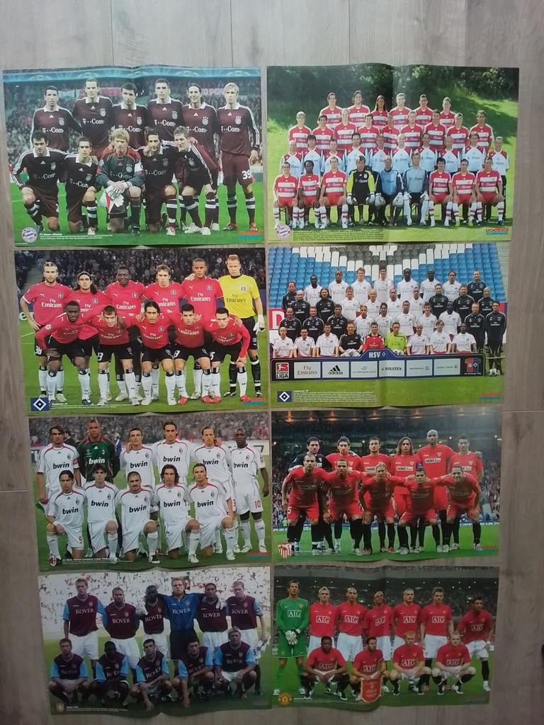 Mooie Posters uit Voetbal International (Buitenland/Europa), Ophalen of Verzenden, Zo goed als nieuw, Buitenlandse clubs, Poster, Plaatje of Sticker