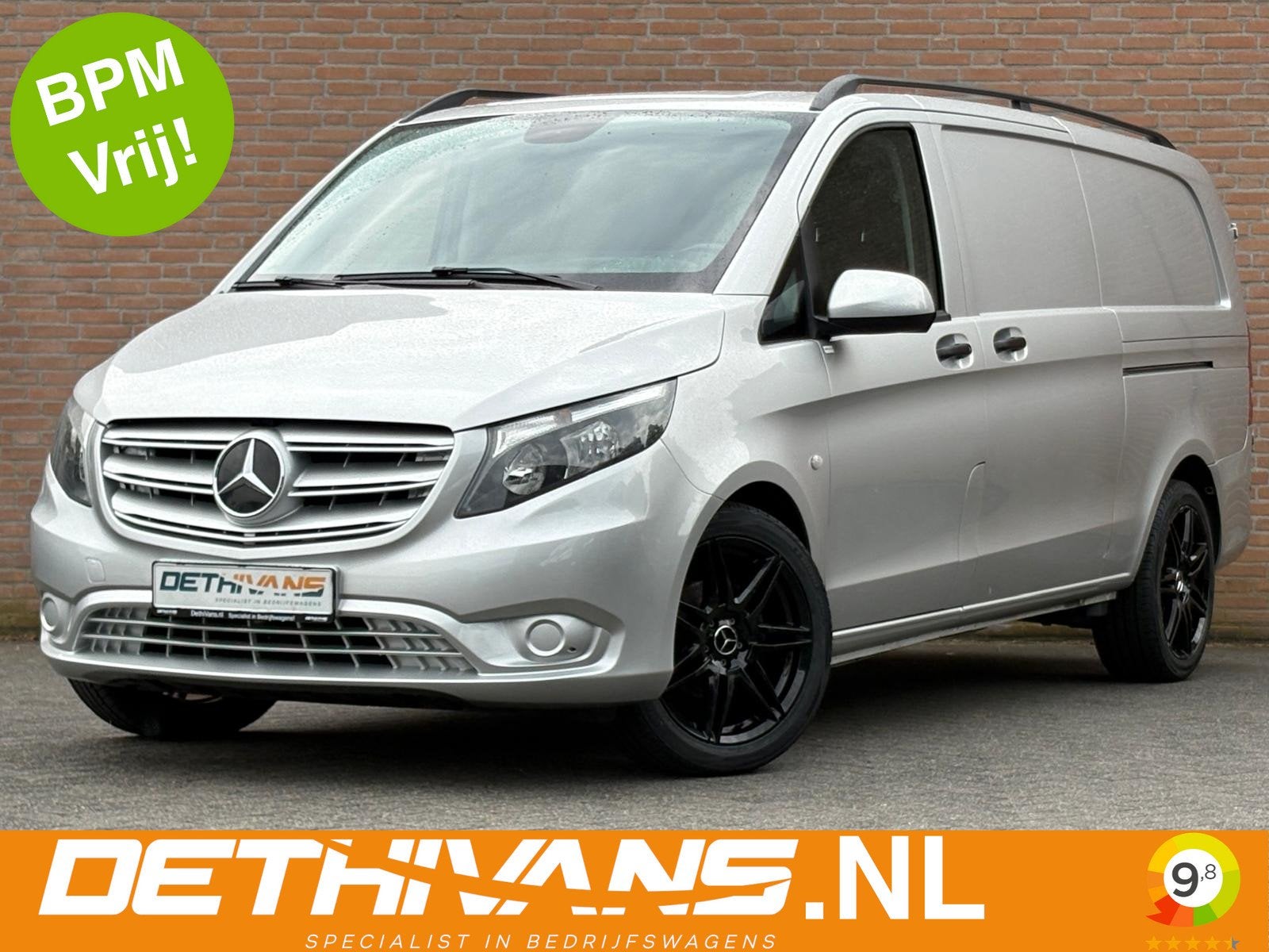 Mercedes-Benz Vito 114CDI 136PK XL 9G-Tronic / 2.500KG Trekg, Auto's, Automaat, Gebruikt, Met garantie (alle), 2500 kg