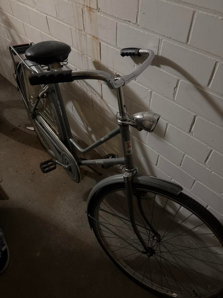 Prima fiets met lekke banden - opknapper, Overige merken, Versnellingen, Ophalen of Verzenden, Trommelrem