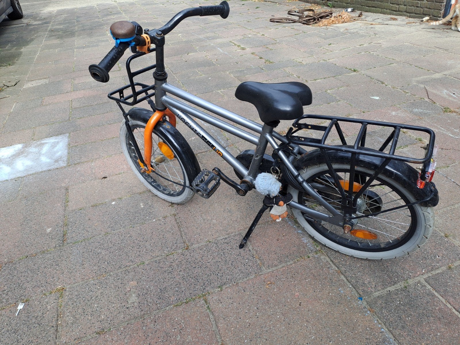 Loekie Pick-Up kinderfiets 16 inch, Fietsen en Brommers, Fietsen | Kinderfietsjes, Ophalen, Terugtraprem, Loekie, 16 tot 20 inch