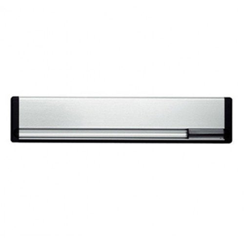 Axa briefplaat met naamplaat aluminium 350x74mm, Ophalen of Verzenden, Nieuw, Aluminium, Brievenbusklep
