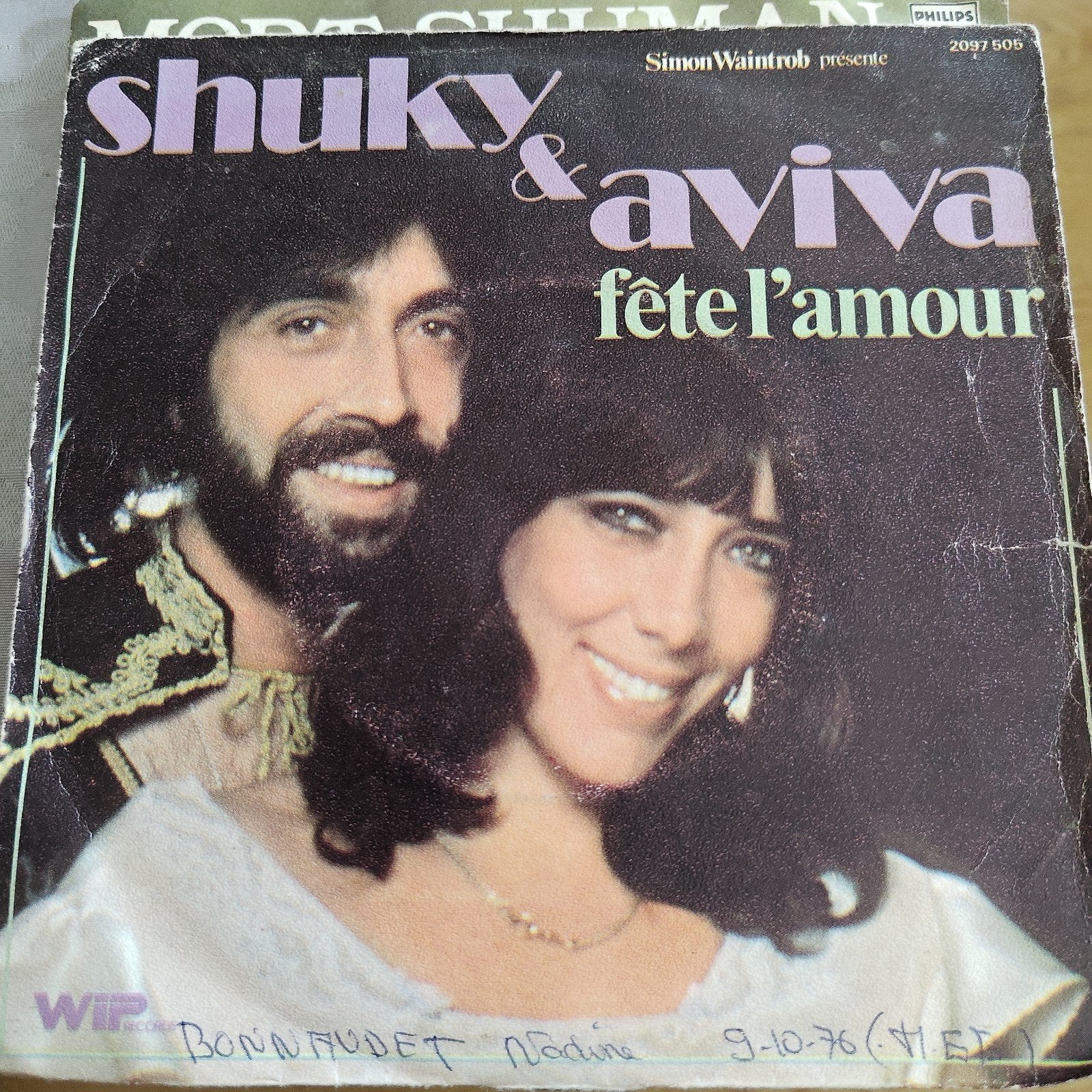 Shuky & Aviva - Fête L'amour (Philips 2097 505), Gebruikt, 7 inch, Ophalen of Verzenden, Pop