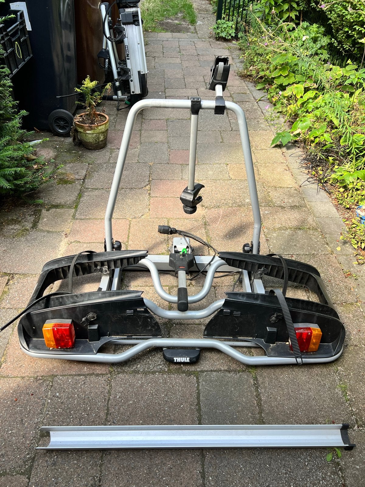 Kantelbare Thule Fietsendrager voor Trekhaak - Gebruikt, Ophalen, 2 fietsen, Gebruikt, Trekhaakdrager