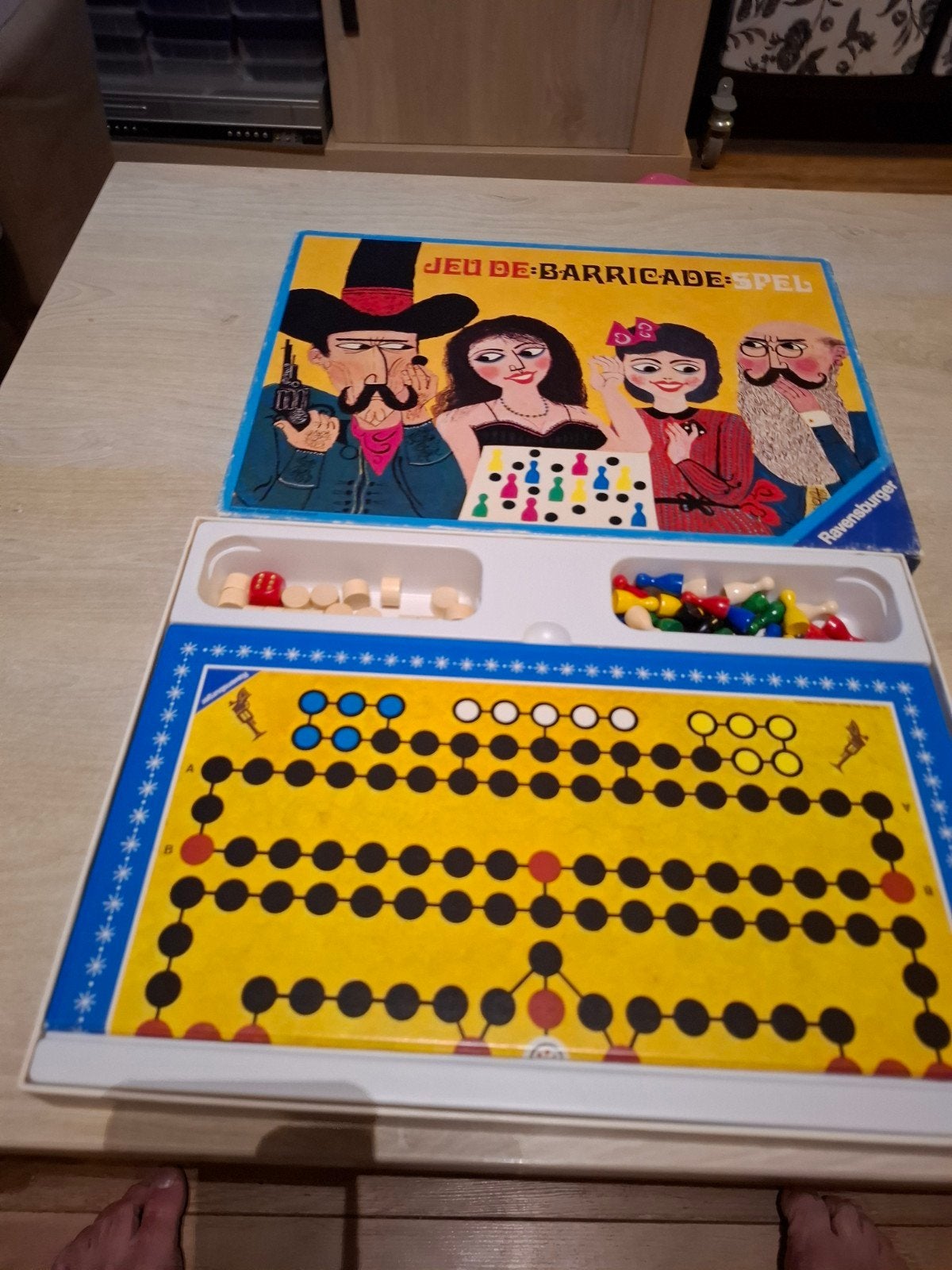 Vintage Ravensburger Jeu de Barricade Spel - Bordspel, Hobby en Vrije tijd, Gebruikt, Robert-Bosch-Straße 1, 88214 Ravensburg, Duitsland