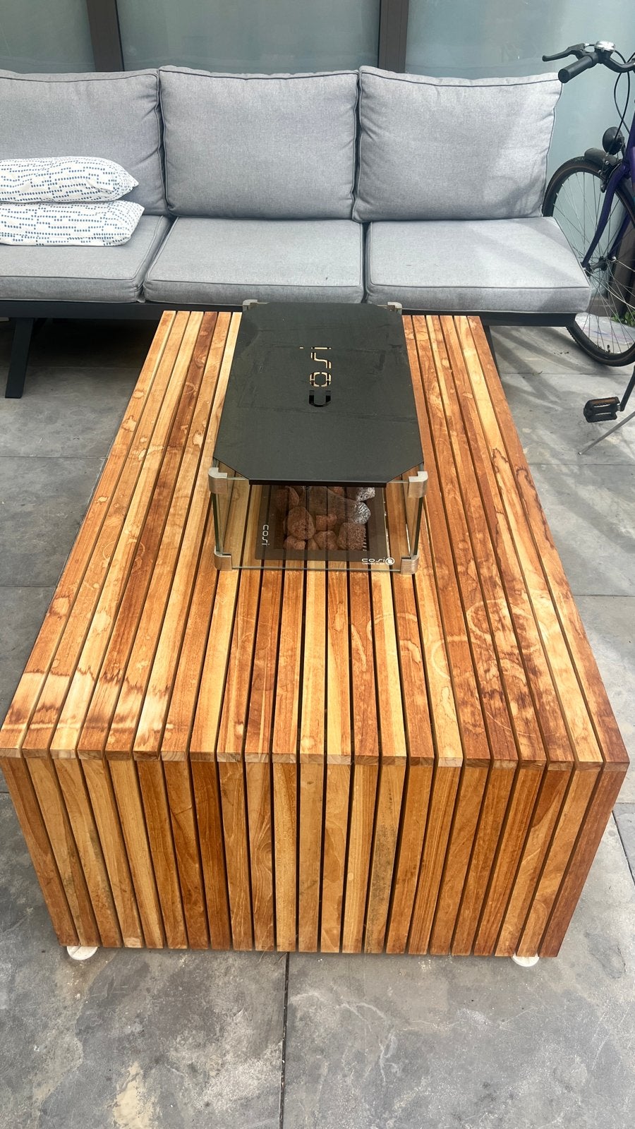 Luxe Cosi Vuurkorf Tafel, Ophalen, Zo goed als nieuw, Vuurkorf