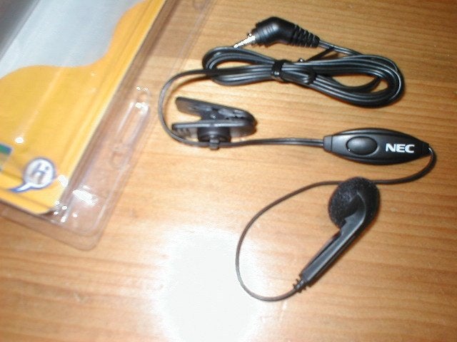 NEC Headset Origineel (NIEUW), Ophalen of Verzenden, Nieuw, Zwart, Overige merken