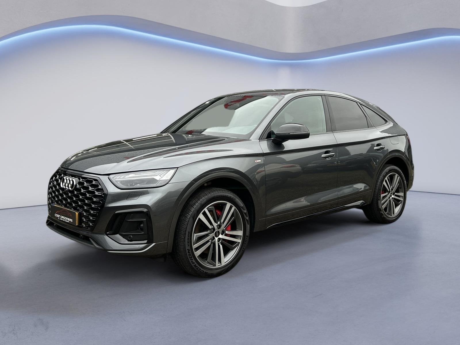 Audi Q5 Sportback 50 TFSI e quattro 3x S Line /Apple & Andro, Auto's, Automaat, Gebruikt, 4 cilinders, Plug-in hybride