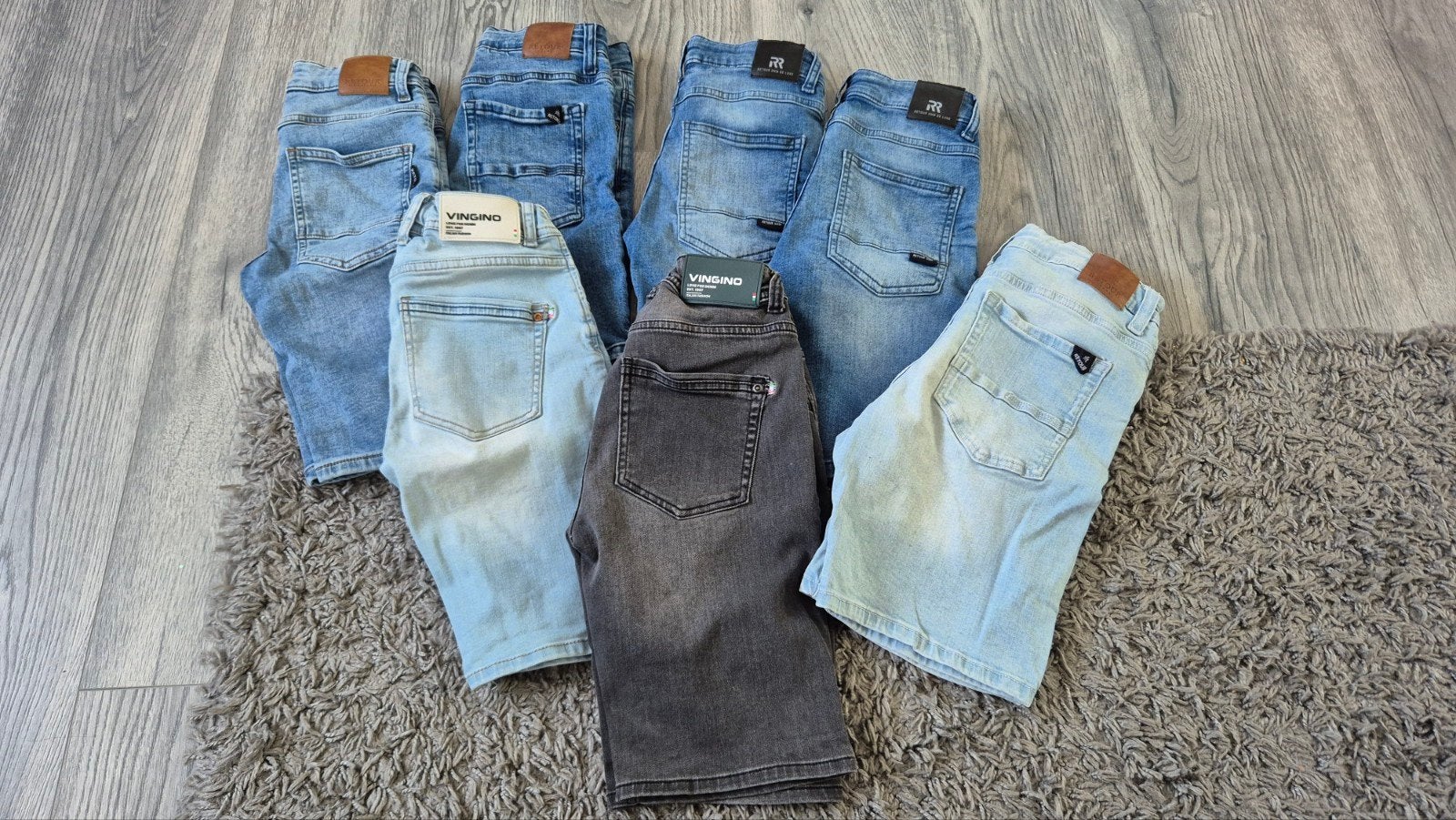 Korte broek jongen. Jeans. Maat 152/158, Ophalen of Verzenden, Zo goed als nieuw, Jongen, Broek