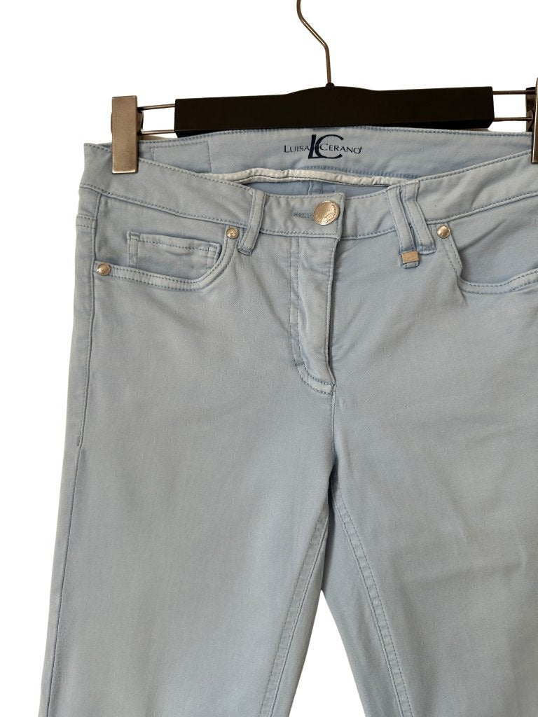 Luisa Cerano broek S, Maat 38/40 (M), Blauw, Ophalen of Verzenden, Zo goed als nieuw