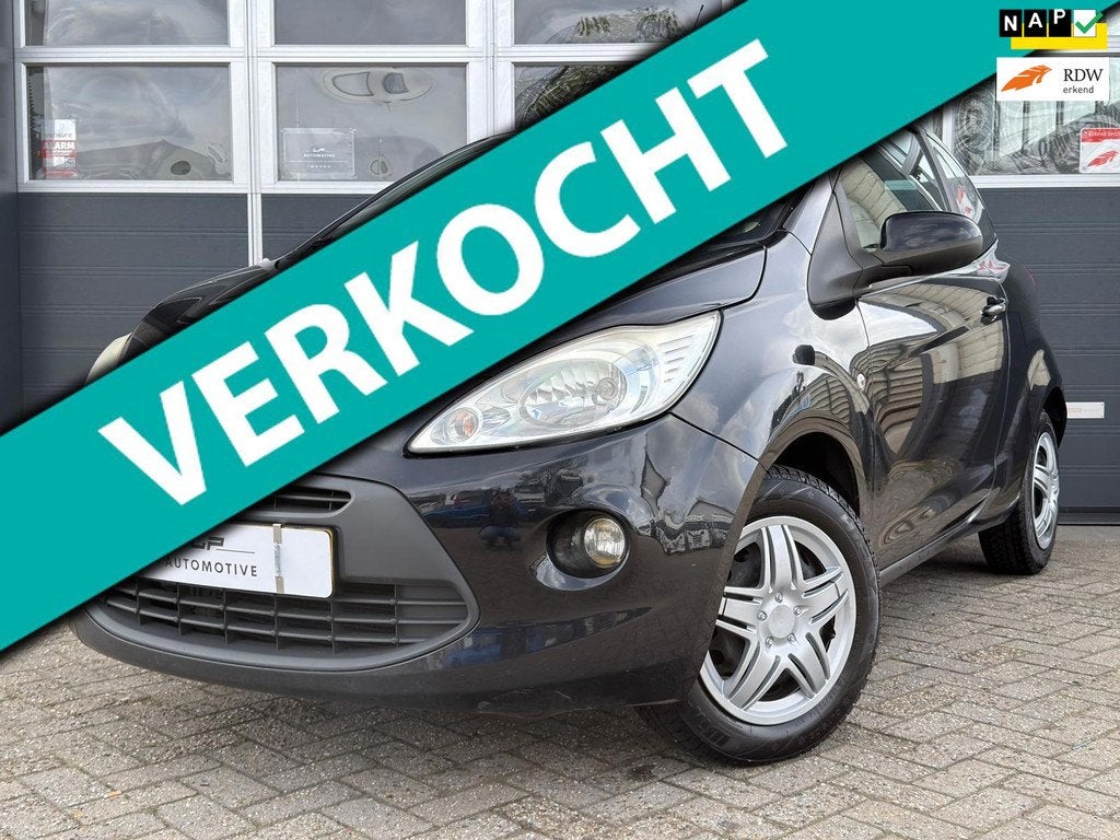 Ford Ka 1.2 Titanium / Nieuwe APK / Airco / NL-auto, Voorwielaandrijving, Stof, Gebruikt, 4 cilinders