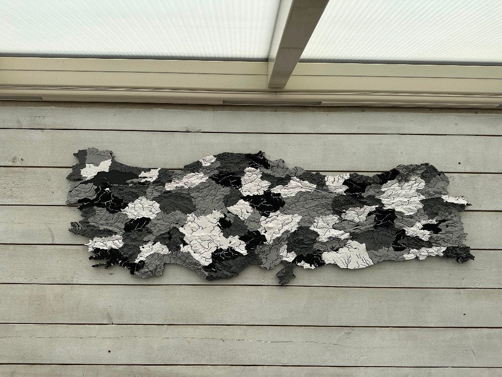Gepersonaliseerde 3D Muurkaarten op Maat, Meerkleurig, Nieuw, Ophalen of Verzenden, Kunststof