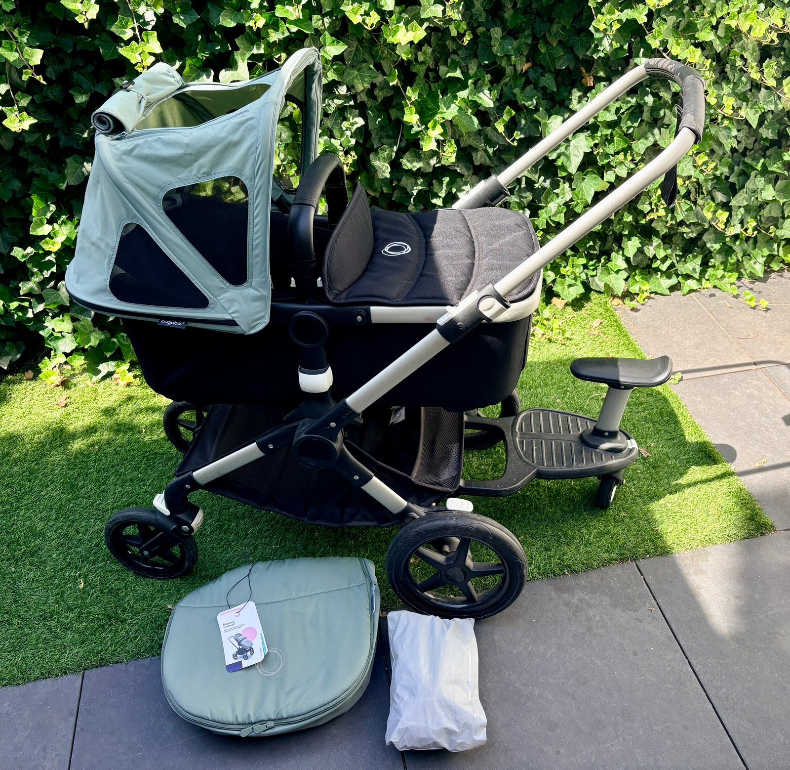 Bugaboo Fox kinderwagen compleet, Ophalen, Gebruikt, Bugaboo, Verstelbare duwstang