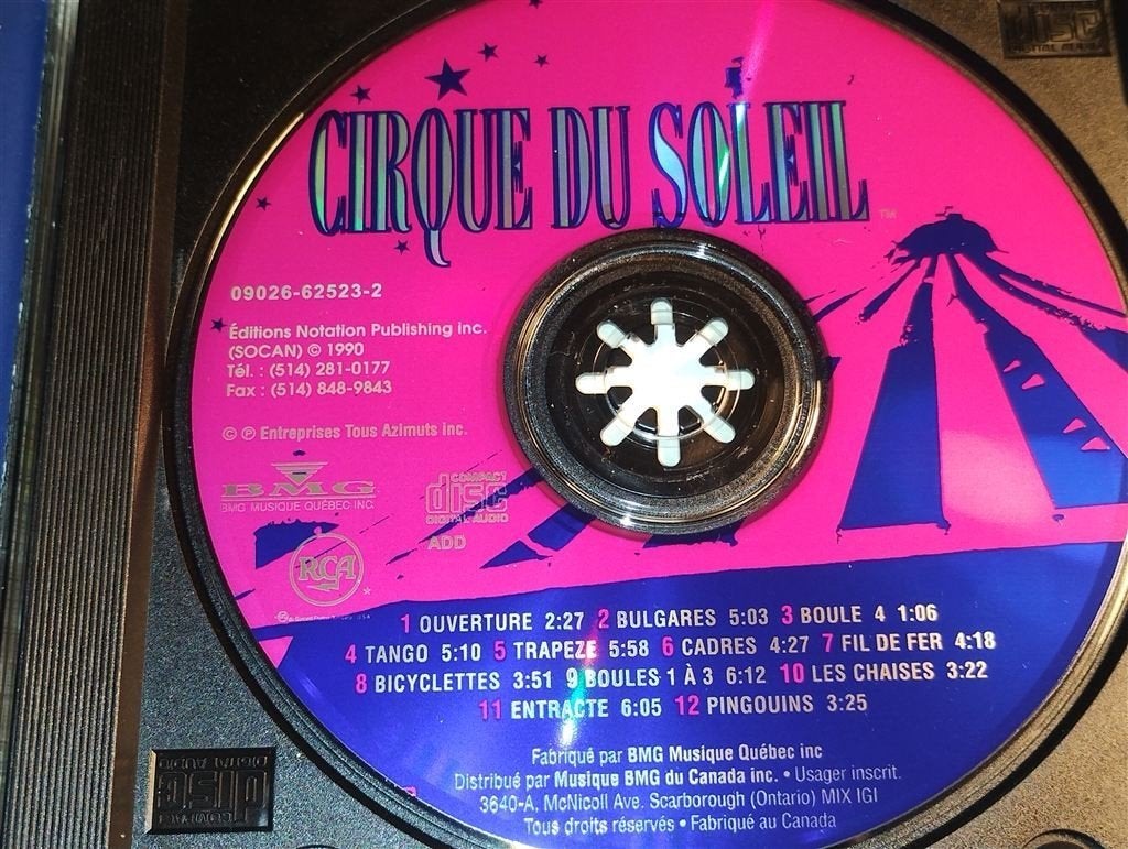 Cirque Du Soleil, Ophalen of Verzenden, Zo goed als nieuw