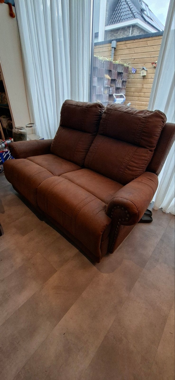 Robuuste luxe bank, Huis en Inrichting, Ophalen, Gebruikt, 150 tot 200 cm, Tweepersoons