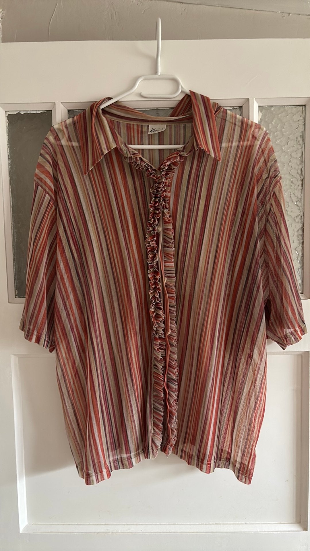 Dun blousje met roezel, Ophalen of Verzenden, Zo goed als nieuw, Blouse of Tuniek