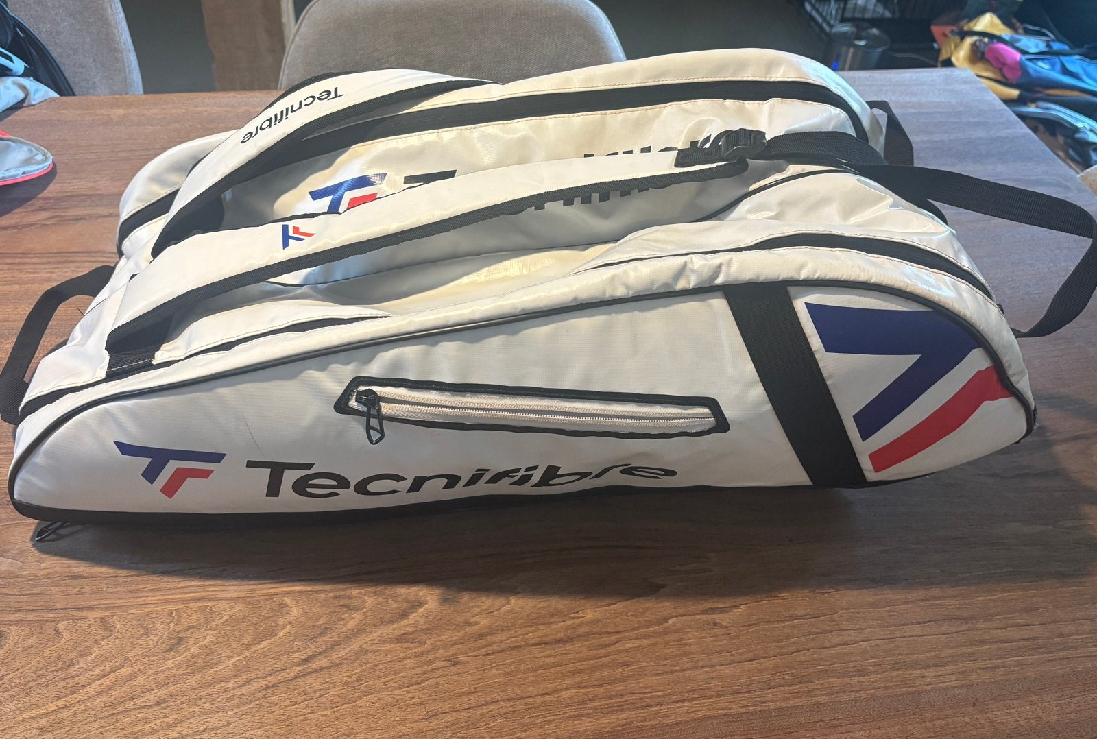 Tecnifibre Tour Endurance 12R White Bag tennistas, Gebruikt, Tas, Ophalen, L2