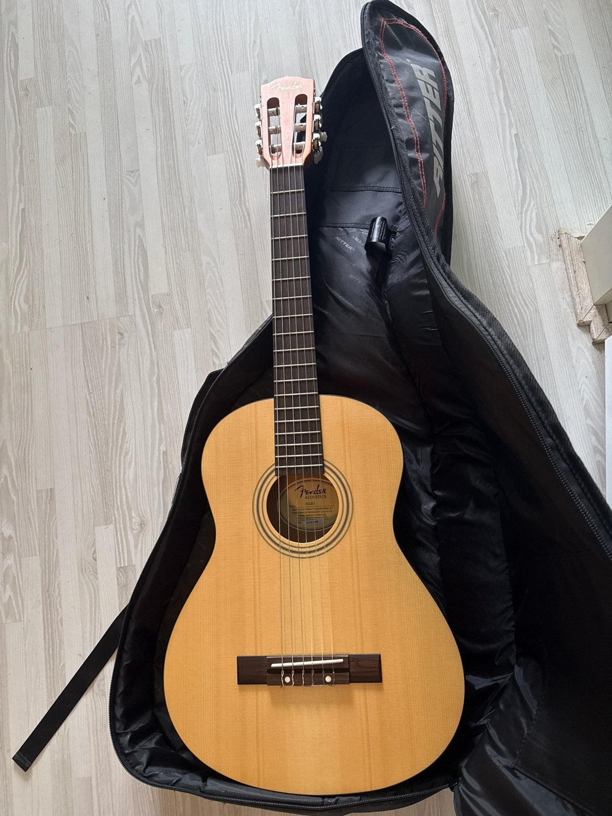 Fender ESC80 3/4 Klassieke Gitaar - Ideaal voor beginners!, Muziek en Instrumenten, Snaarinstrumenten | Gitaren | Akoestisch, Ophalen