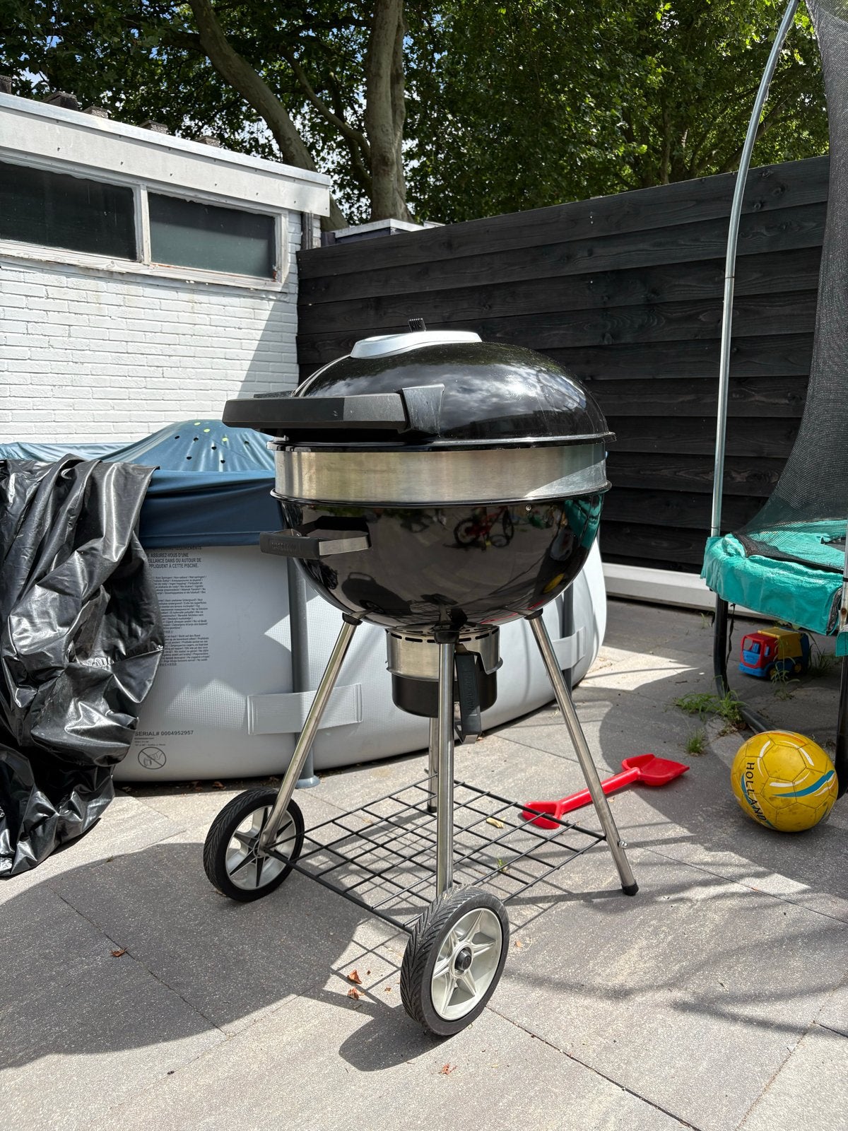 Napoleon Pro 57 houtskoolbarbecue, Tuin en Terras, Ophalen, Gebruikt