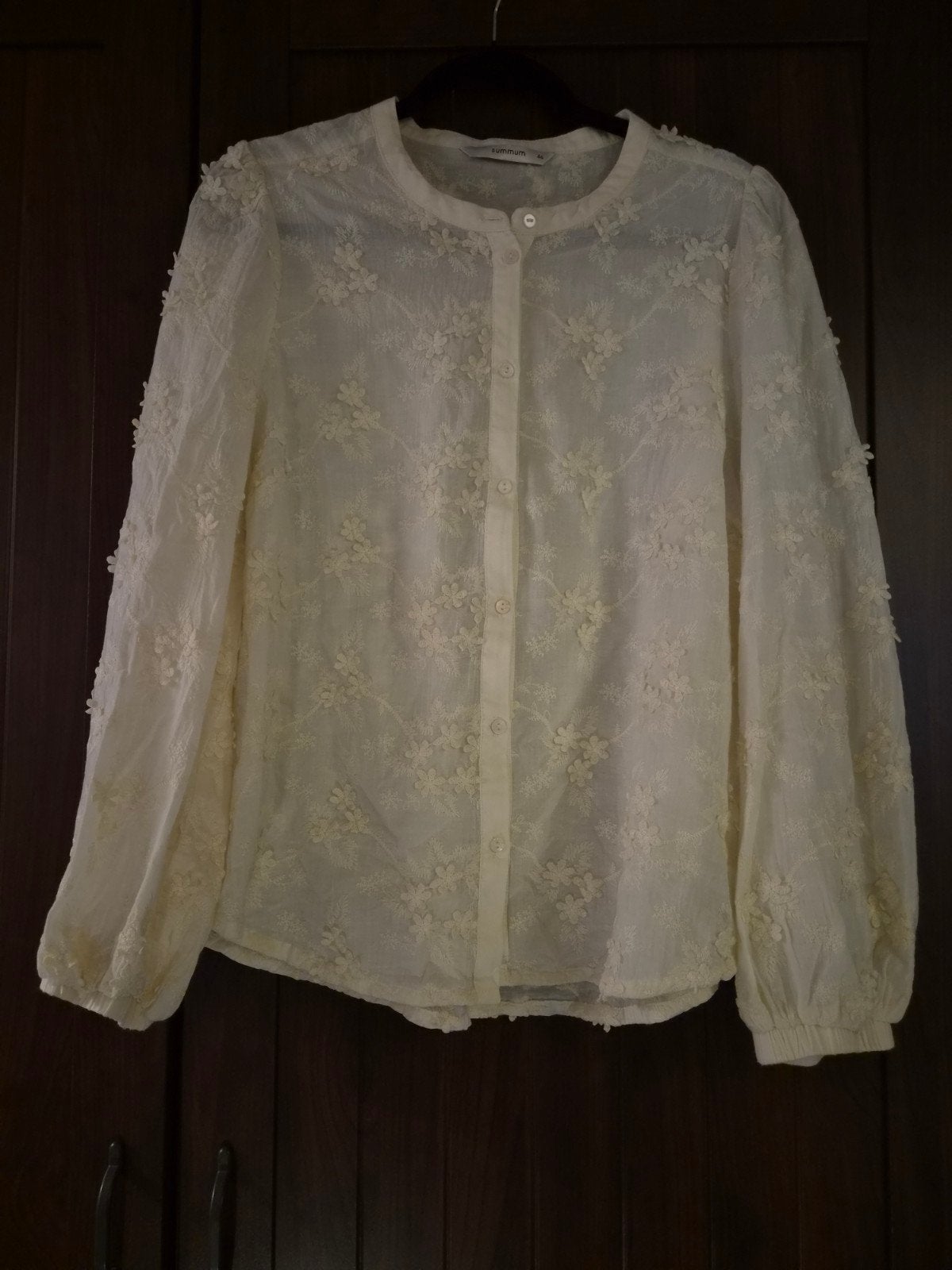 Summum blouse maat 46, Verzenden, Zo goed als nieuw, Maat 46/48 (XL) of groter, Beige