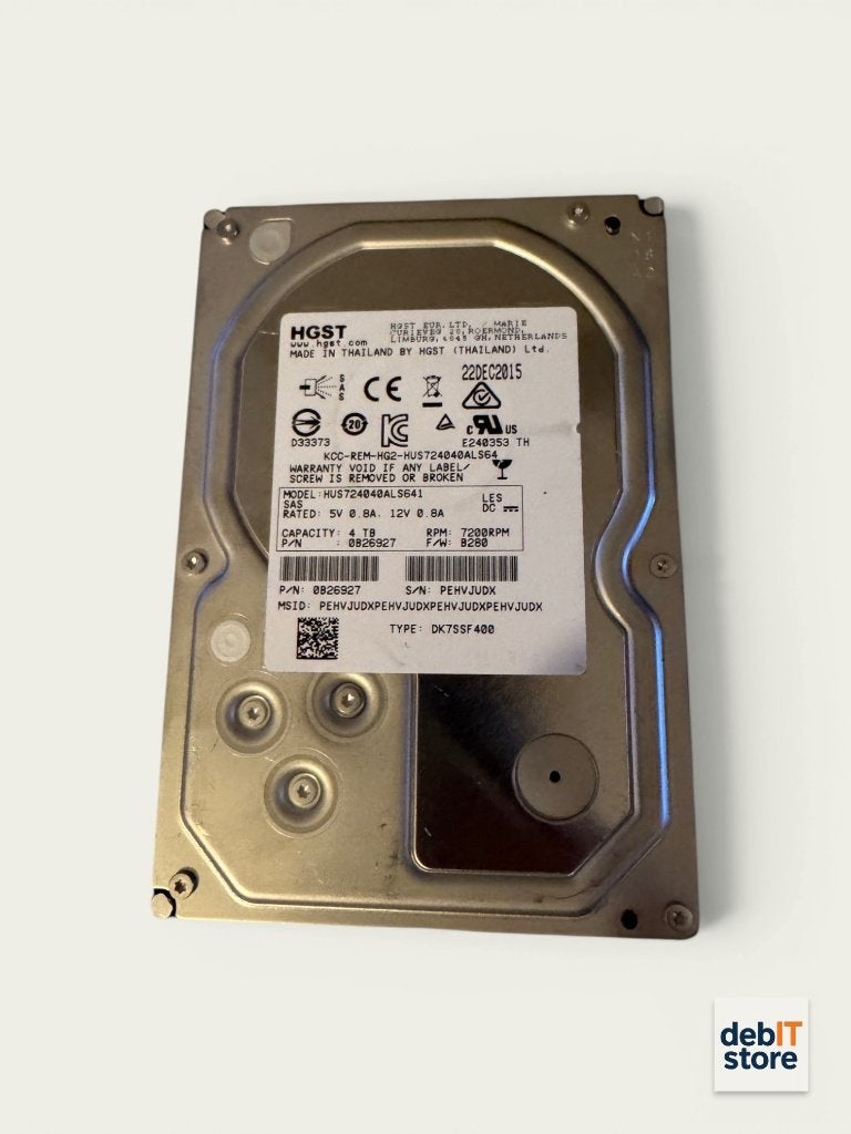 HGST 4tb NAS – Server HDD (SAS - nieuw - meerdere stuks), Computers en Software, Harde schijven, SAS, HDD, Nieuw, Info@debitstore.nl